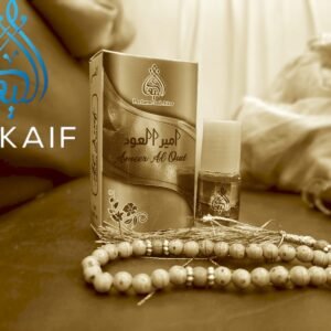 Pack of 2 Al Kaif Ameer al Oud & White Oud 3ml Roll-on with Tasbeeh