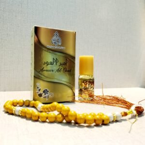 Ameer Al Oud By Al Kaif 3Ml Roll-on Attar With Tasbeeh